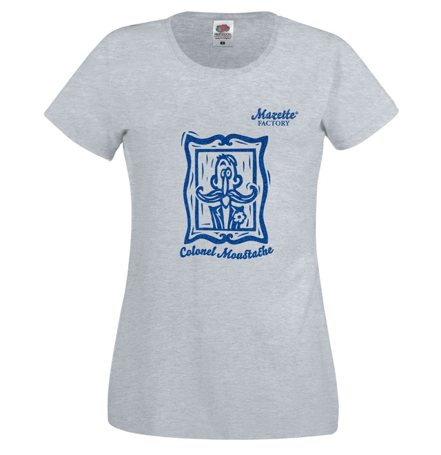 Tee-shirt "Colonel Moustache" Femme