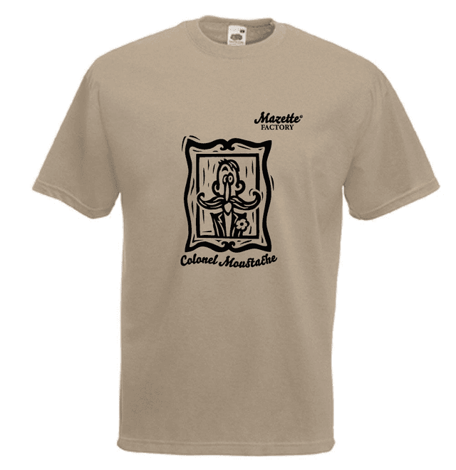 Tee Shirt &quot;Colonel Moustache&quot; Homme Mastic
