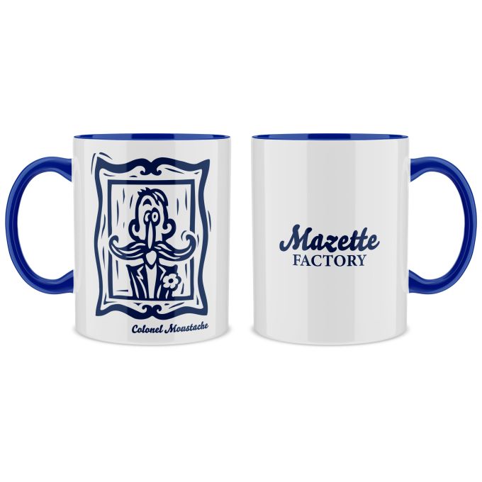  L'authentique tasse du Colonel ayant servie lors des campagnes de 1832. Couleur Bleu Foncé