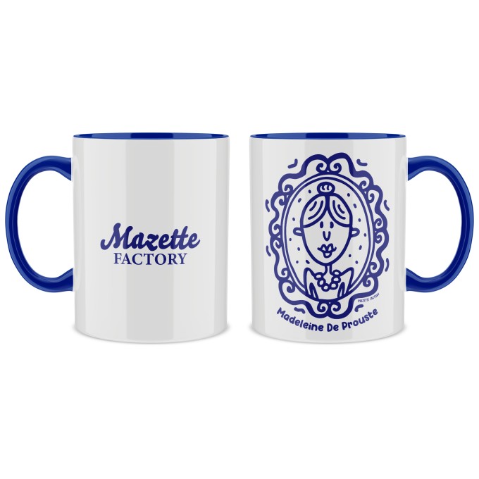  L'authentique tasse de Madeleine De Prouste - Couleur Bleu Foncé